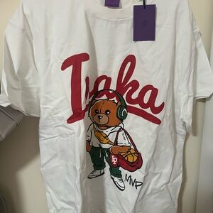 Inaka Power White and Red Short Sleeve Tees